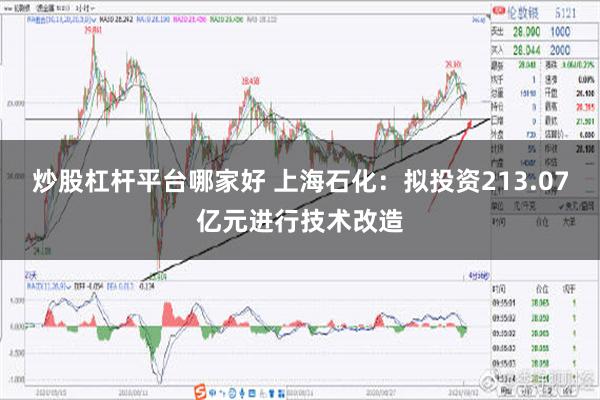 炒股杠杆平台哪家好 上海石化：拟投资213.07亿元进行技术改造